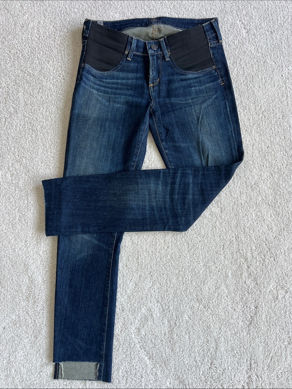 Citizens of Humanity Maternity Jeans - Racer Low rise skinny - size 26